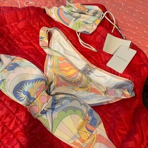 Emilio Pucci woman’s 2 piece bathing suit with bag.